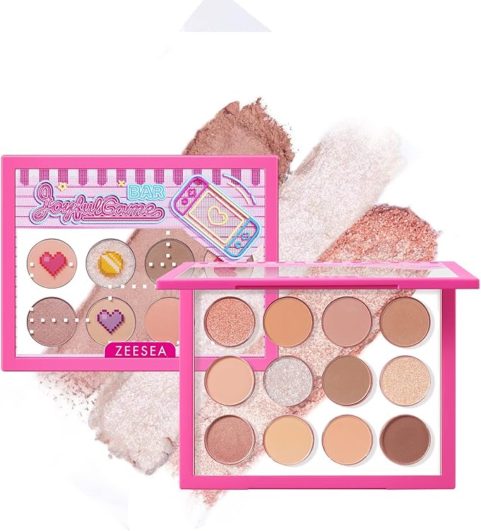 zeesea pixel graphic 系列自动售货机 12 色眼影盘(#01 游戏条样)